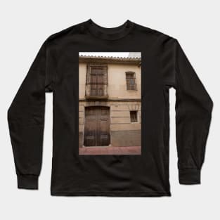 Brown wooden doors. Long Sleeve T-Shirt